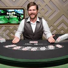 Studio live blackjack dengan dealer profesional